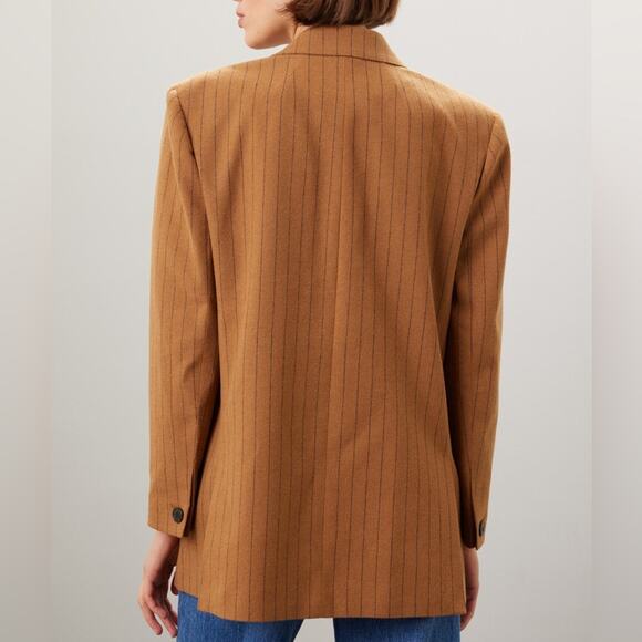 Madewell Oversized Blazer in Pinstripe Size 6 - Picture 11 of 11